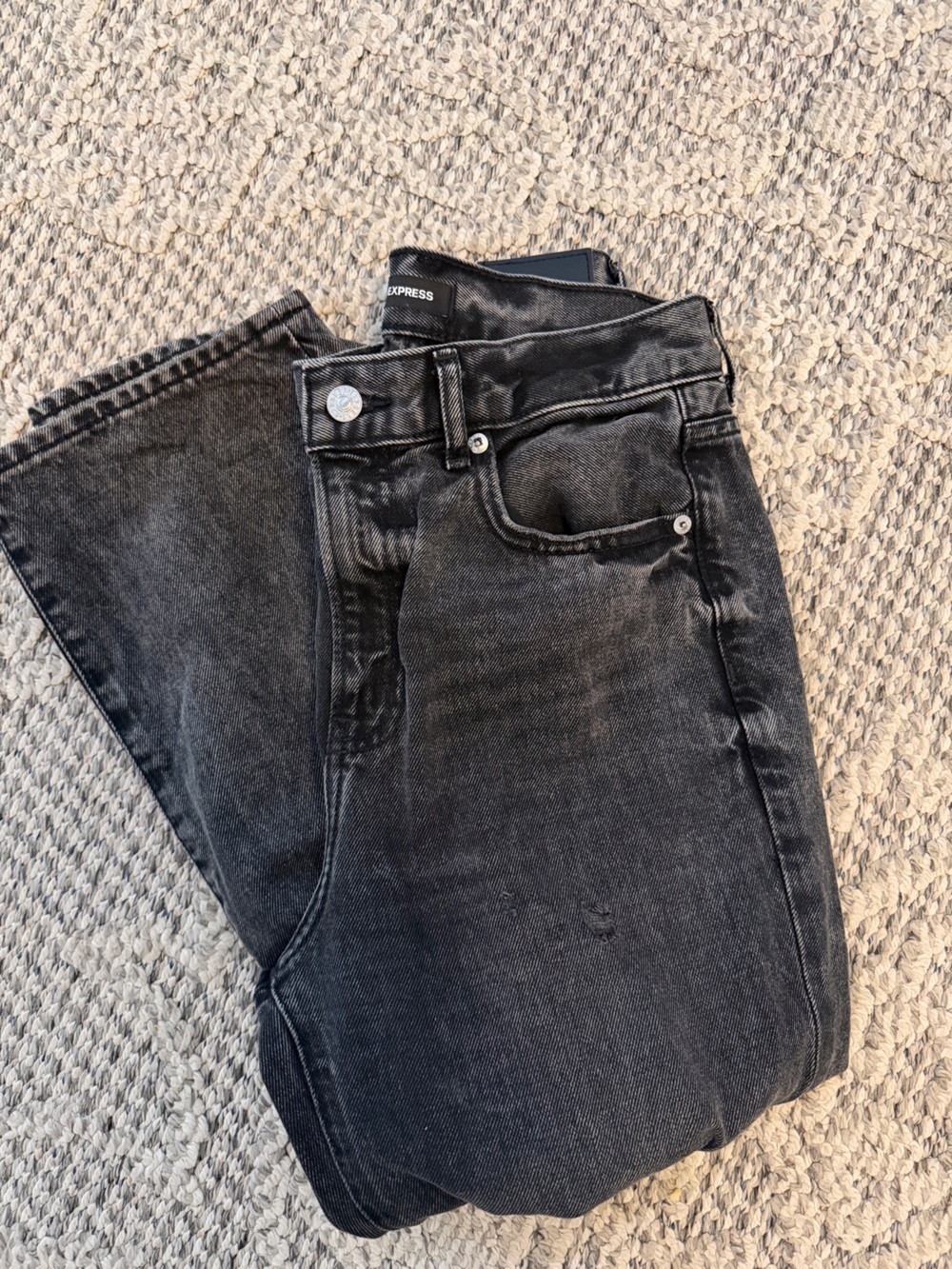 Express Black High-Rise Stretch Jeans